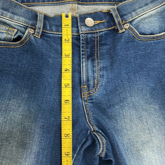 NWOT J. McLaughlin Teagan Straight Leg Side Slits Denim Jeans 2 - Picture 10 of 15